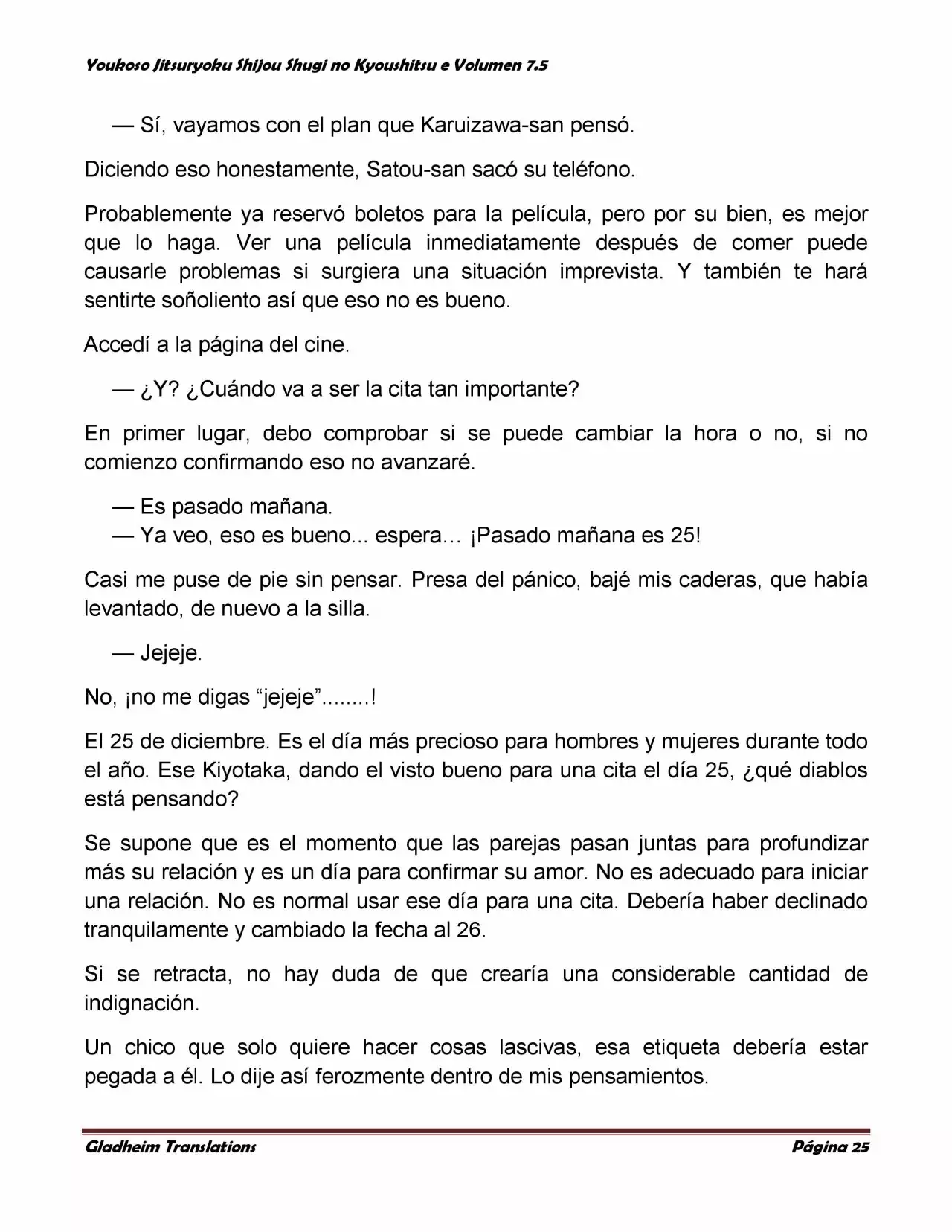 Página 25 del Manga