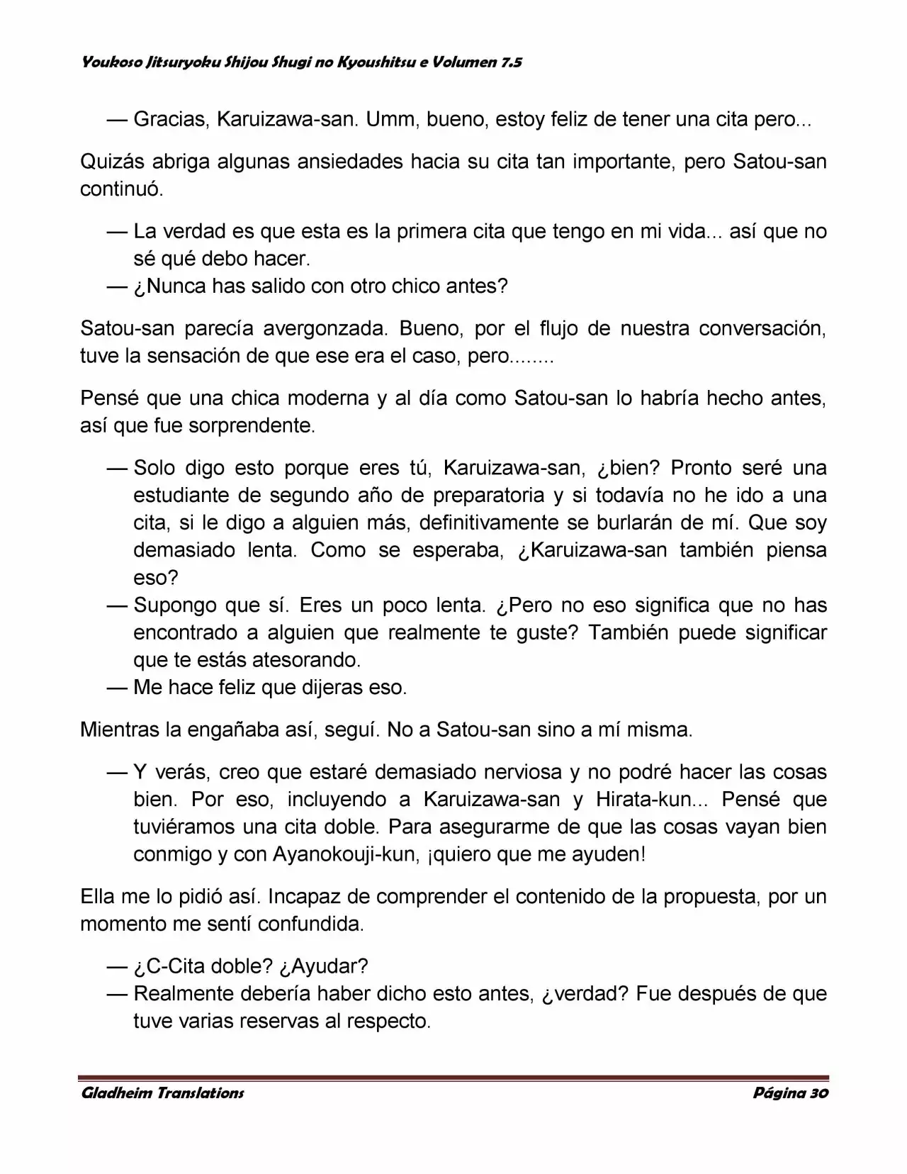 Página 30 del Manga