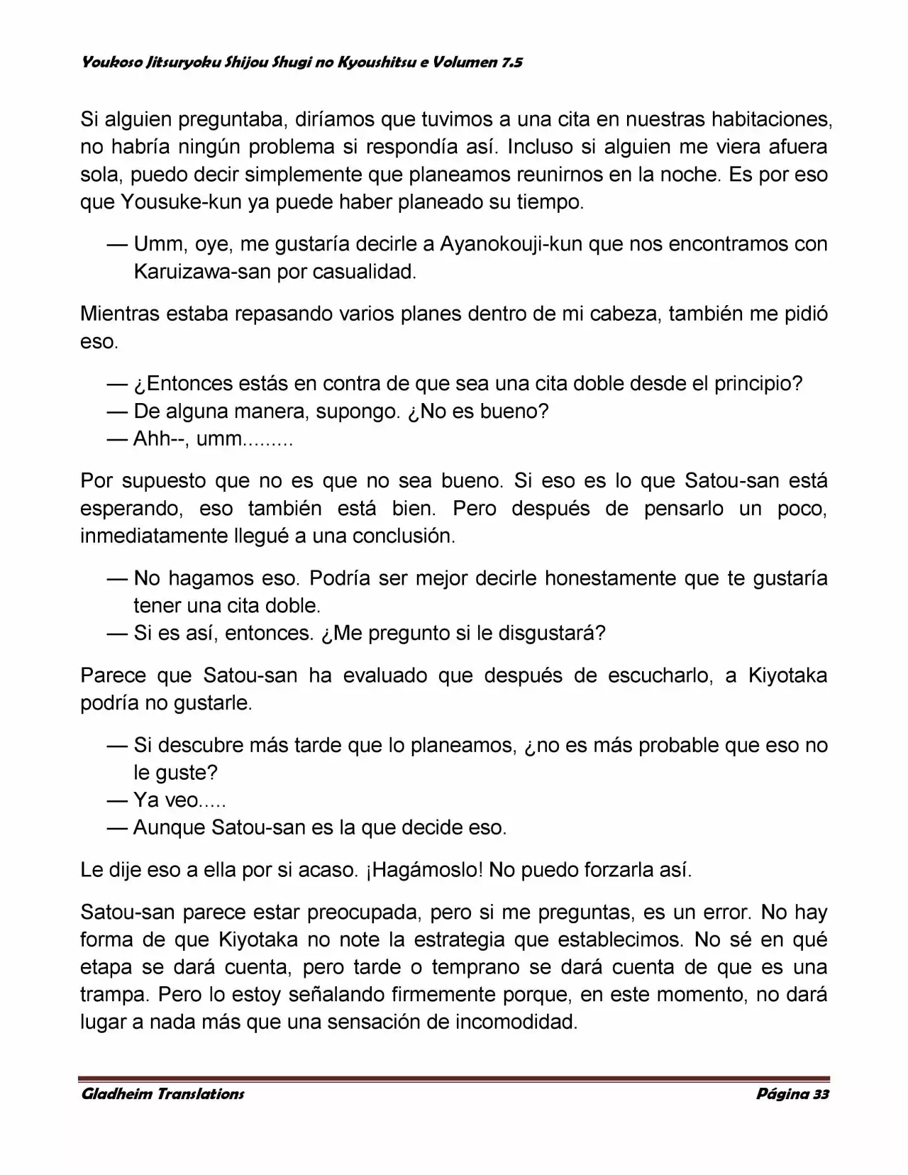 Página 33 del Manga