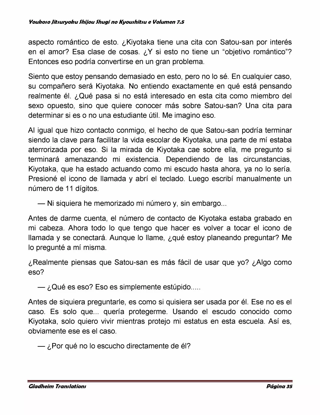 Página 35 del Manga