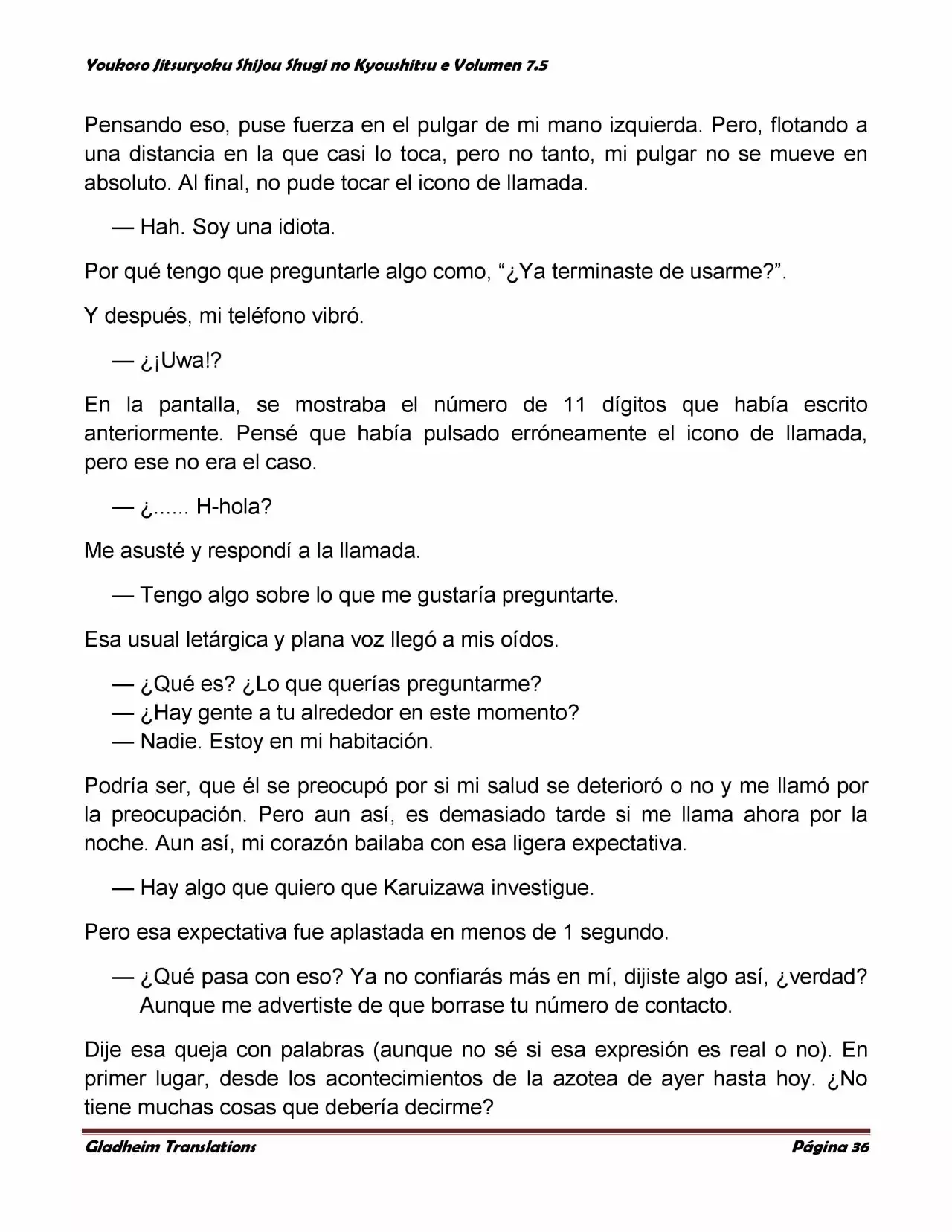 Página 36 del Manga