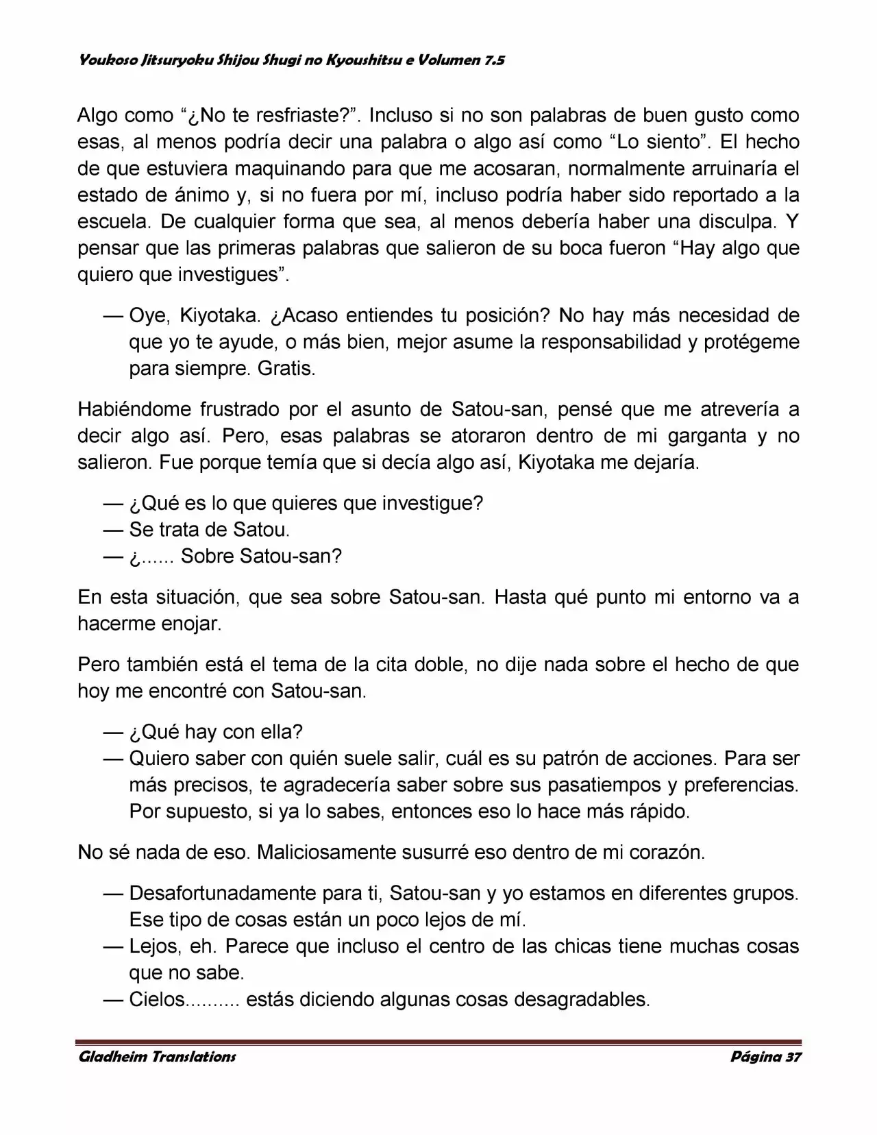 Página 37 del Manga