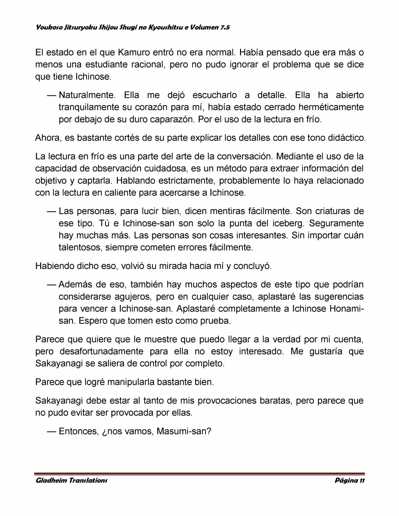 Página 11 del Manga