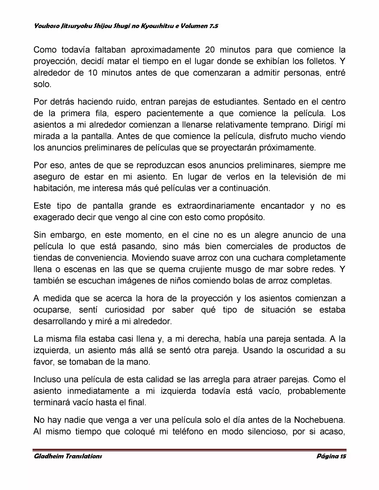 Página 15 del Manga