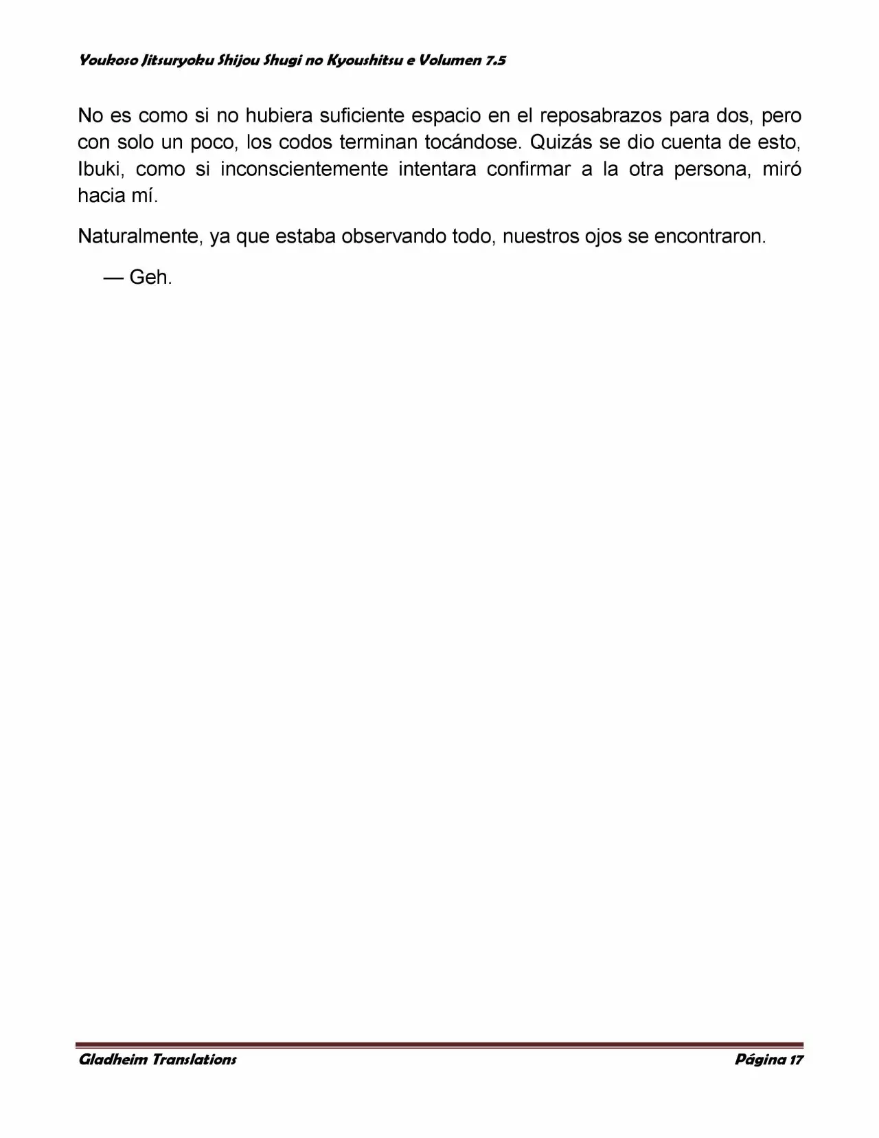 Página 17 del Manga