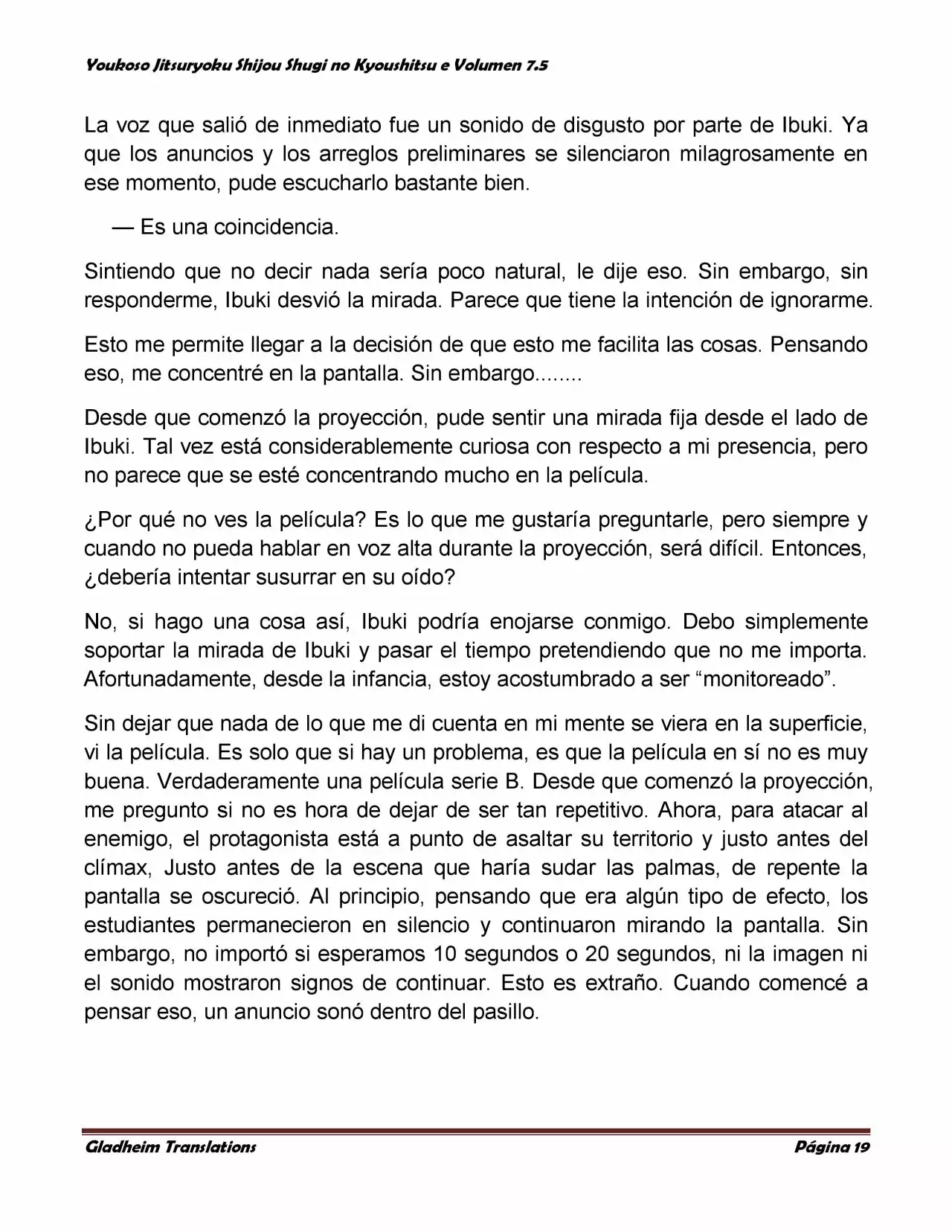 Página 19 del Manga