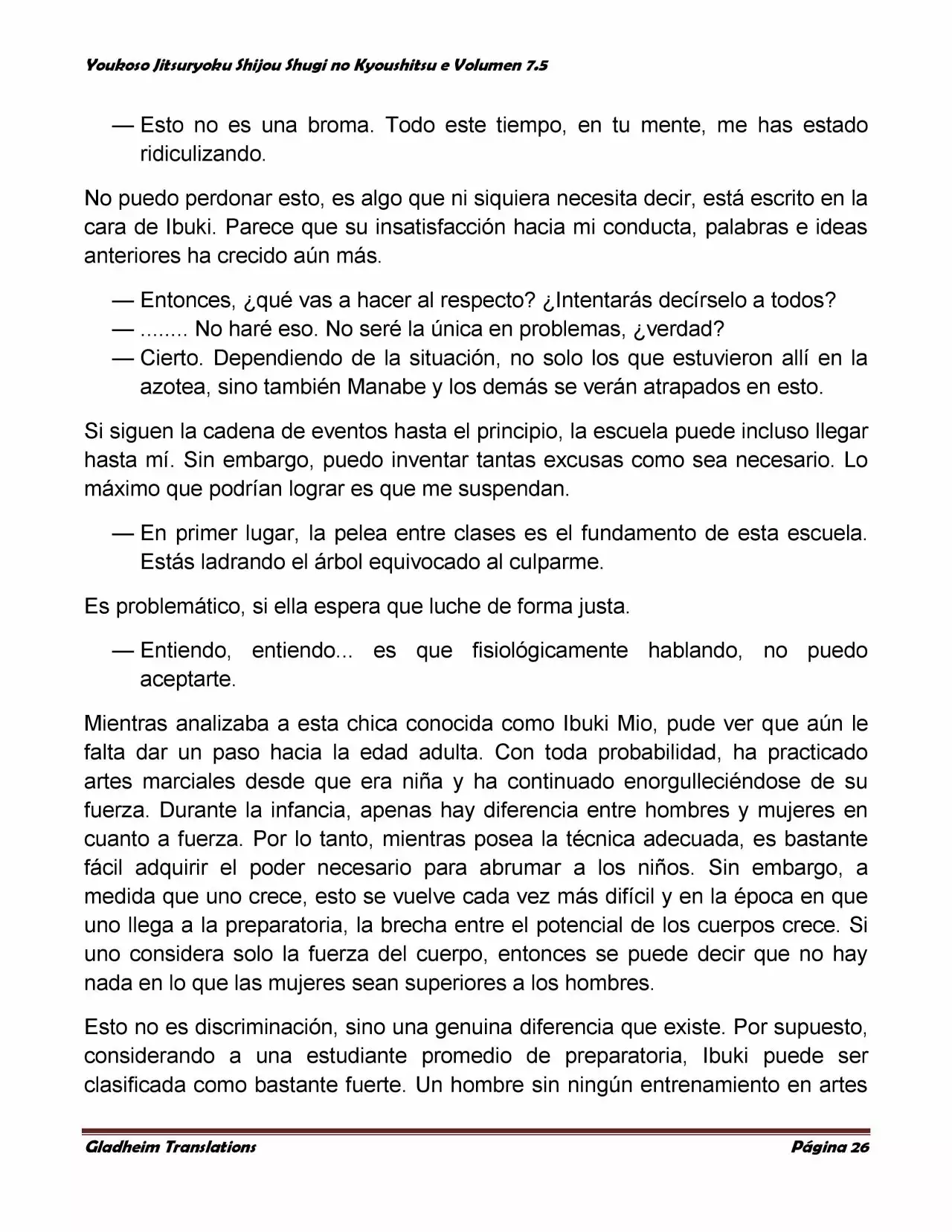 Página 26 del Manga