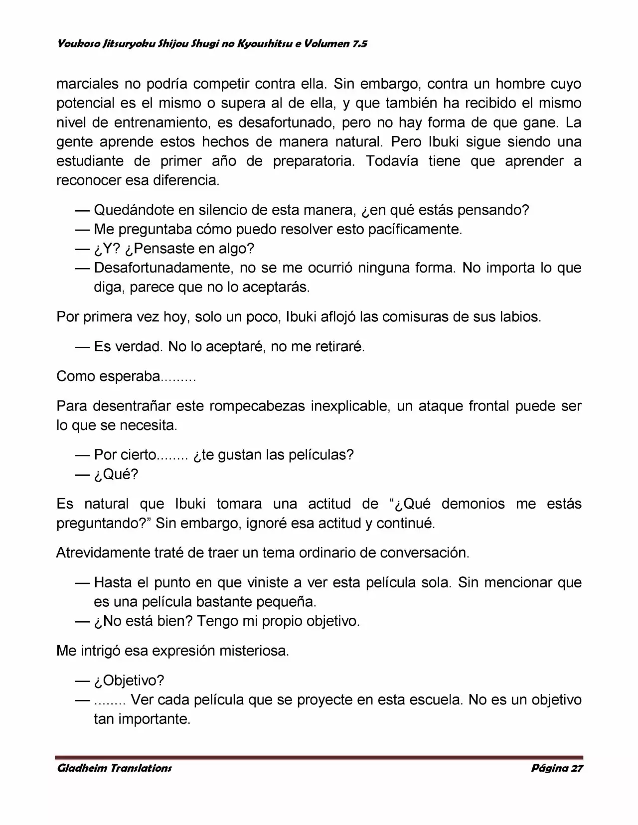 Página 27 del Manga