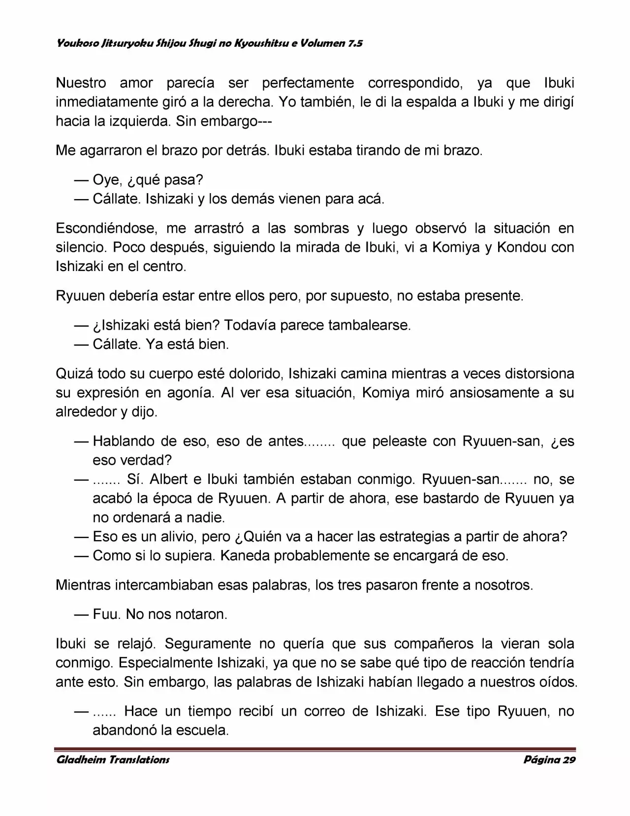 Página 29 del Manga