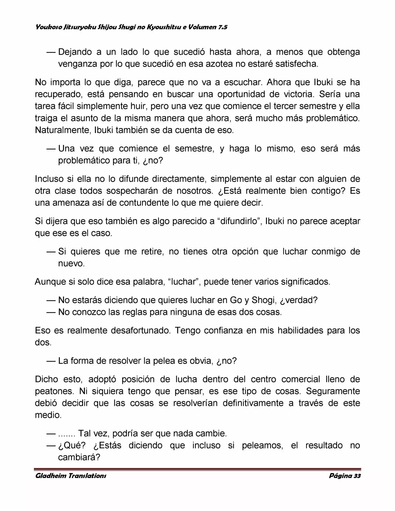 Página 33 del Manga