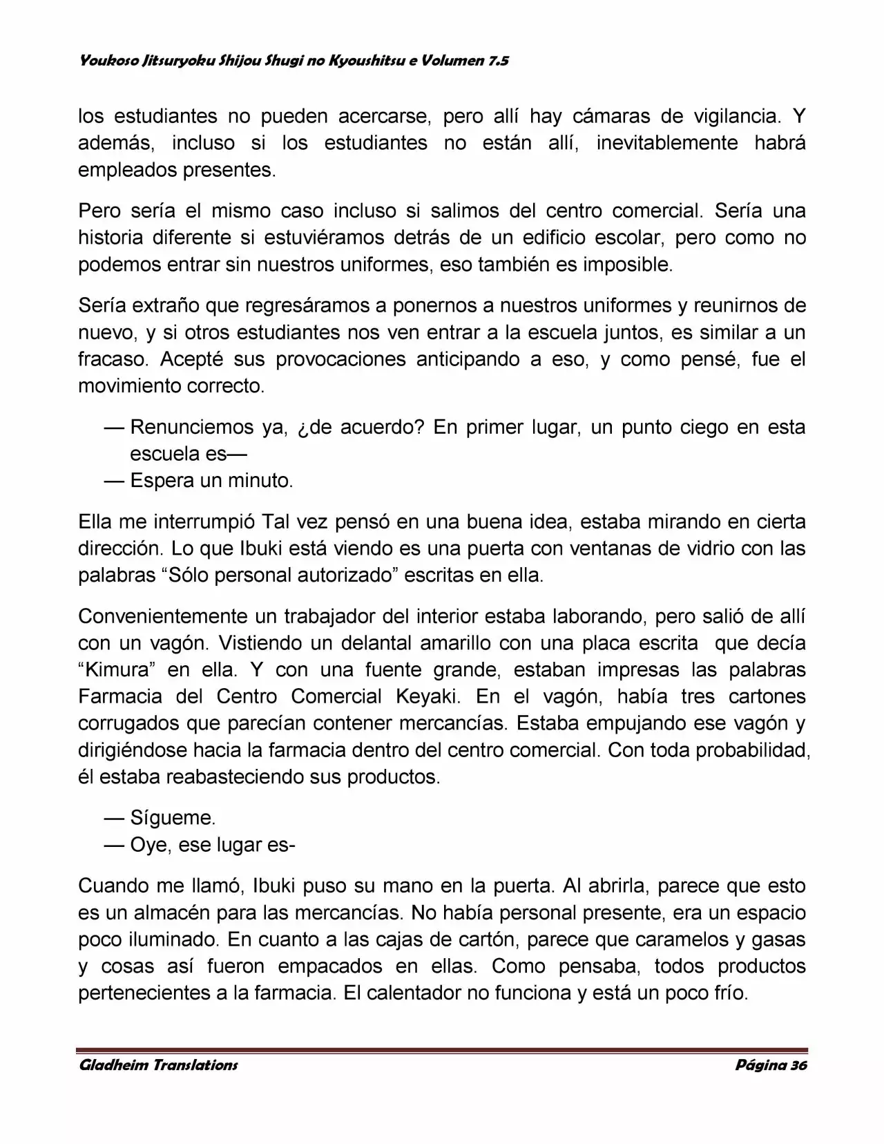 Página 36 del Manga