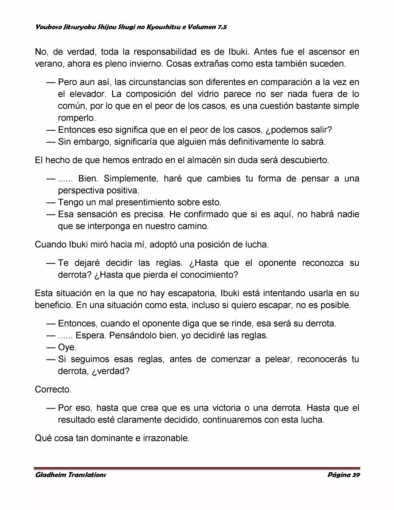 Página 39 del Manga