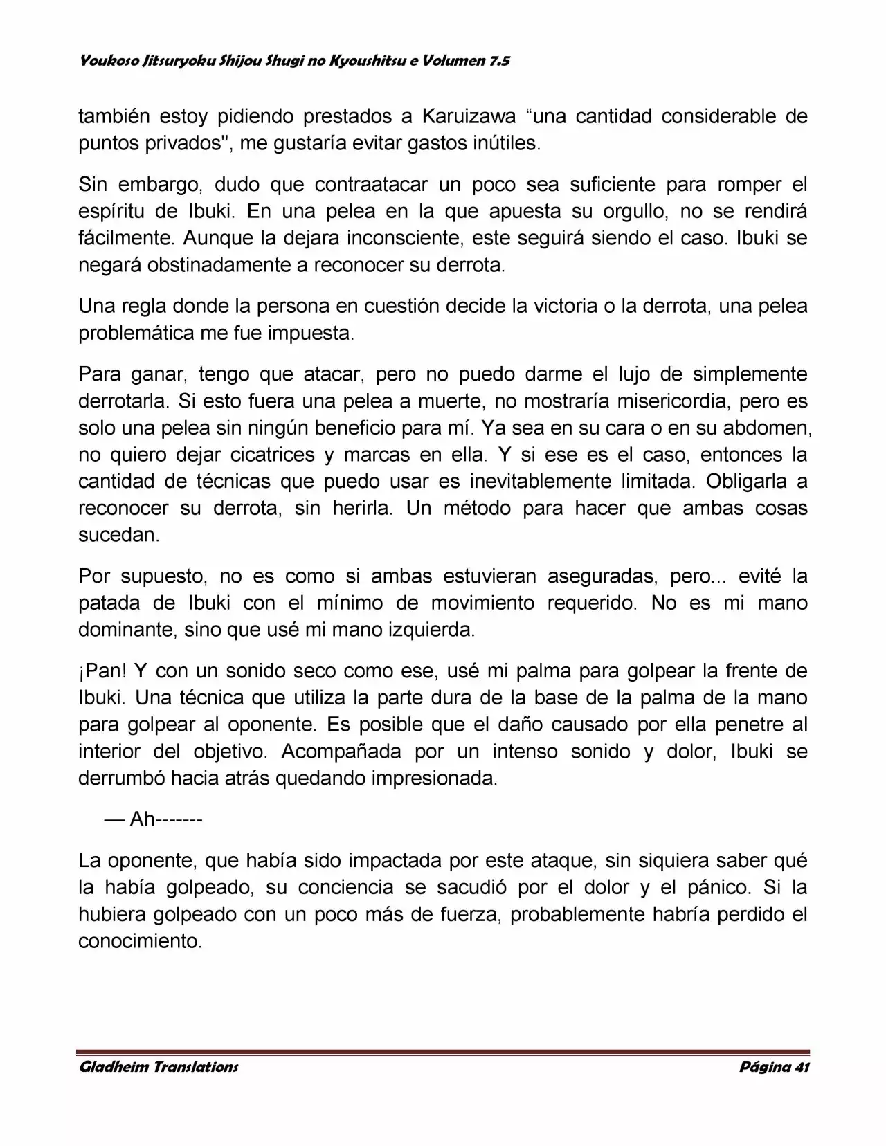 Página 41 del Manga