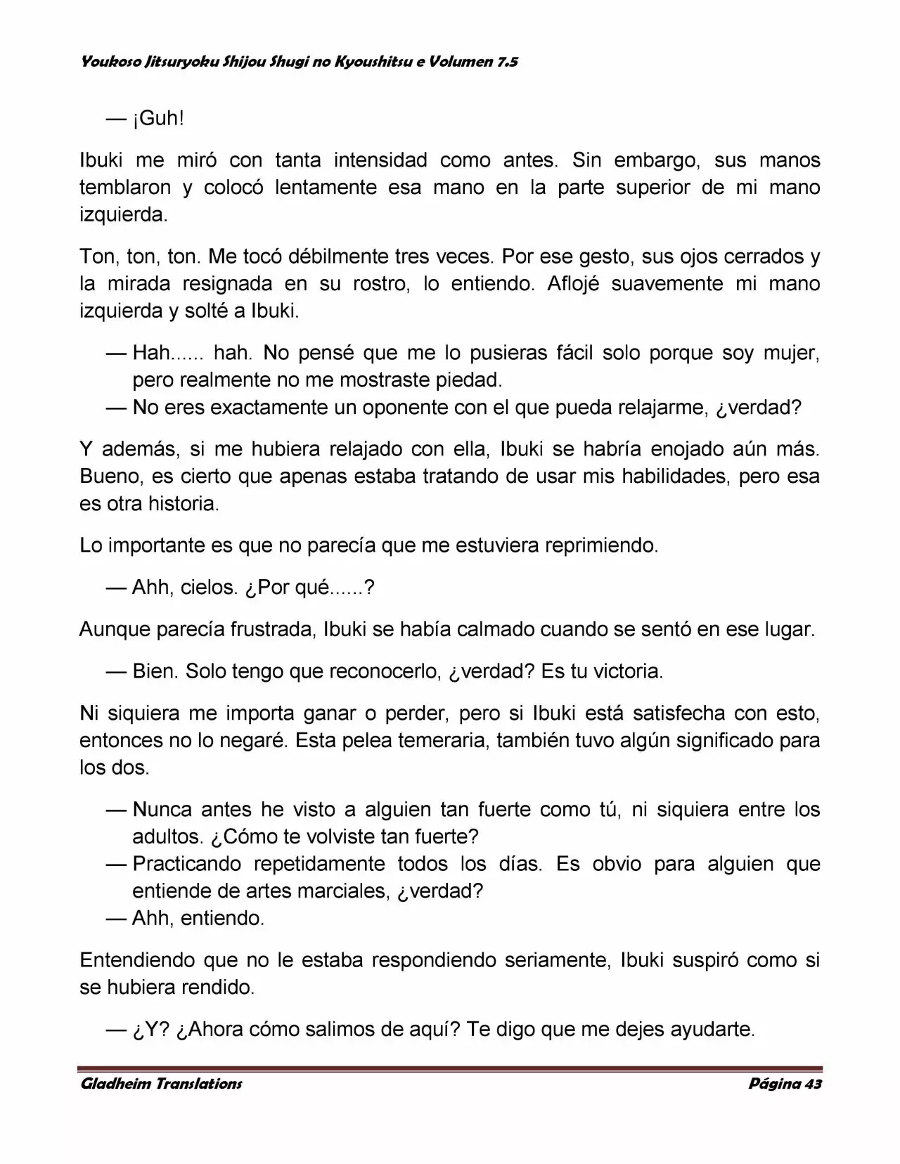 Página 43 del Manga