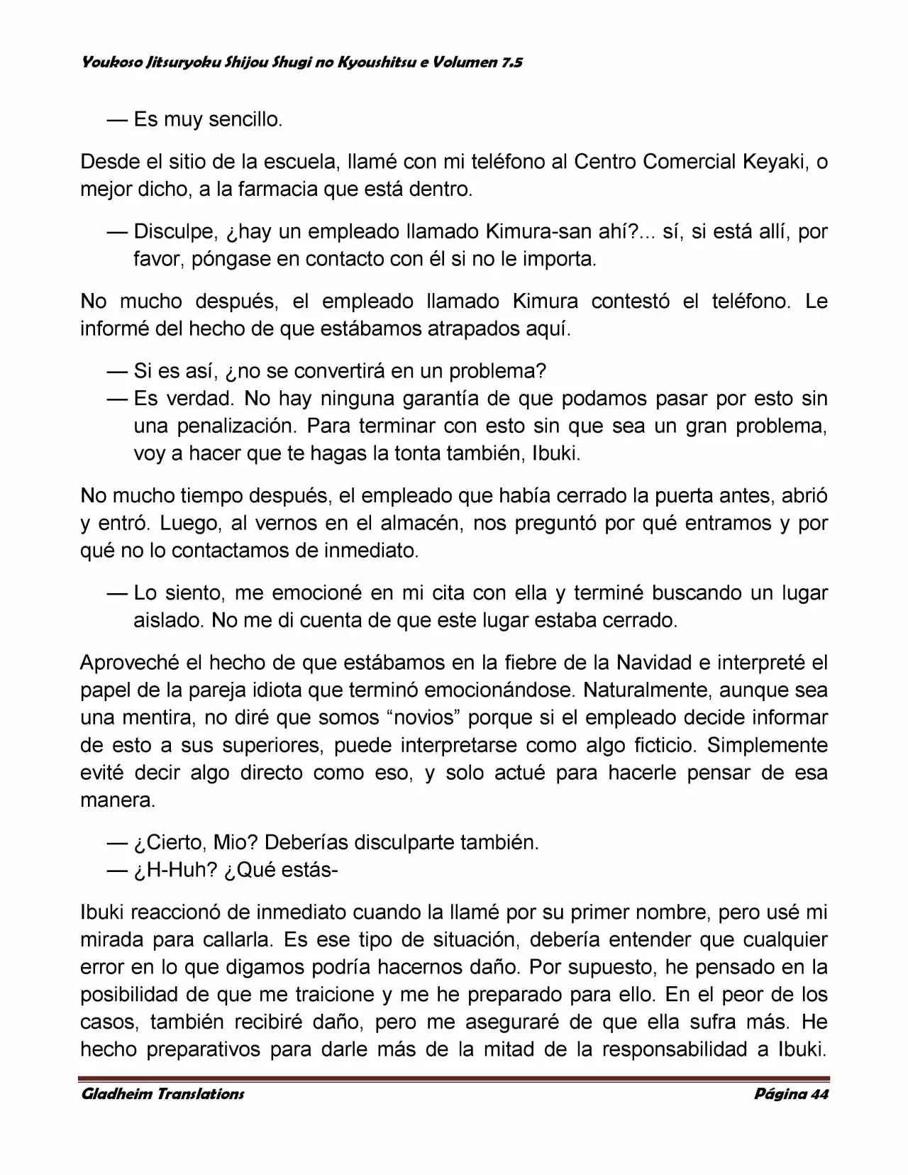 Página 44 del Manga
