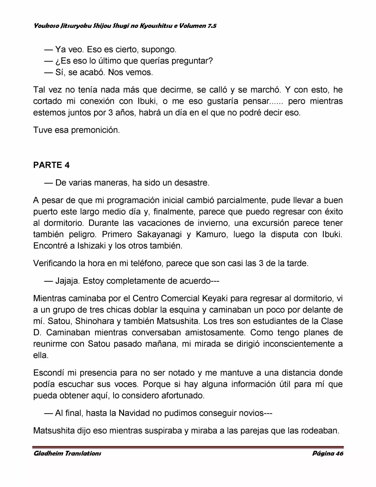 Página 46 del Manga