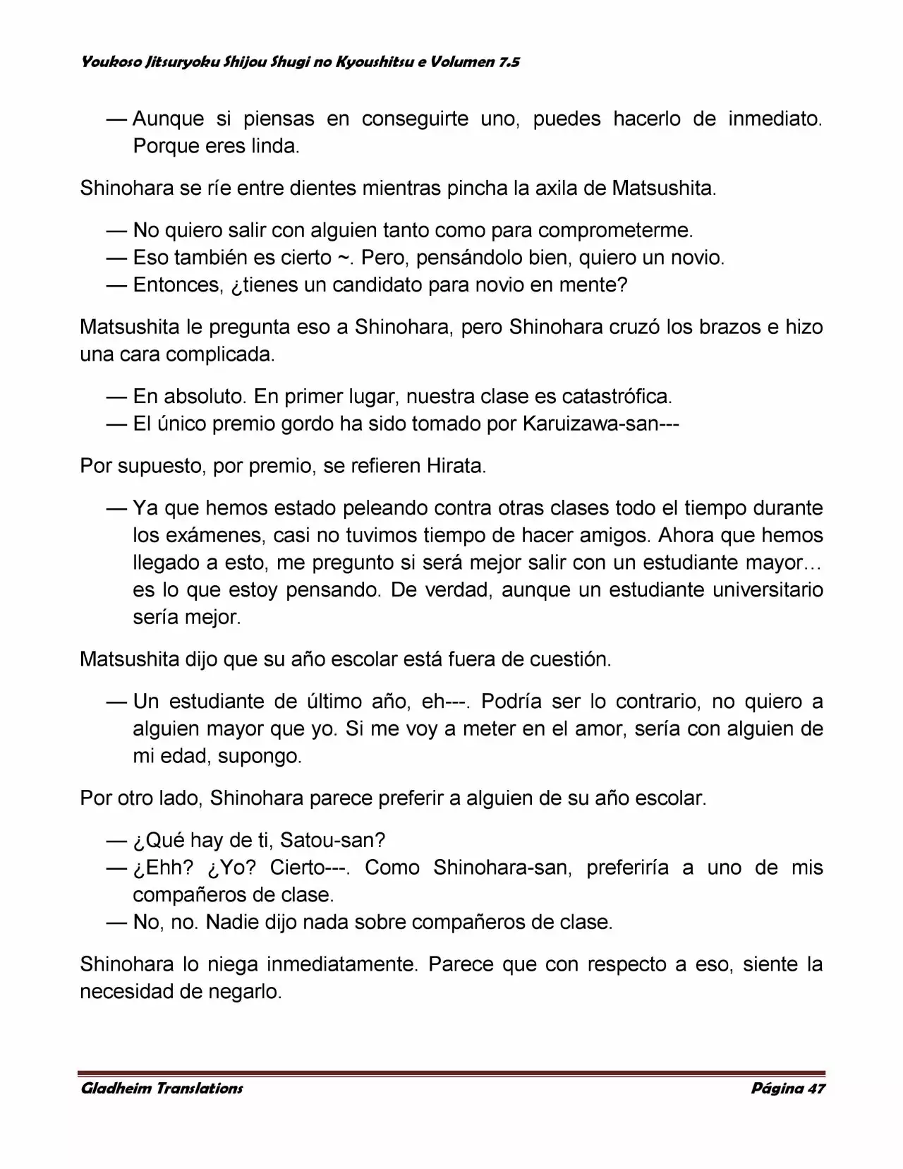 Página 47 del Manga