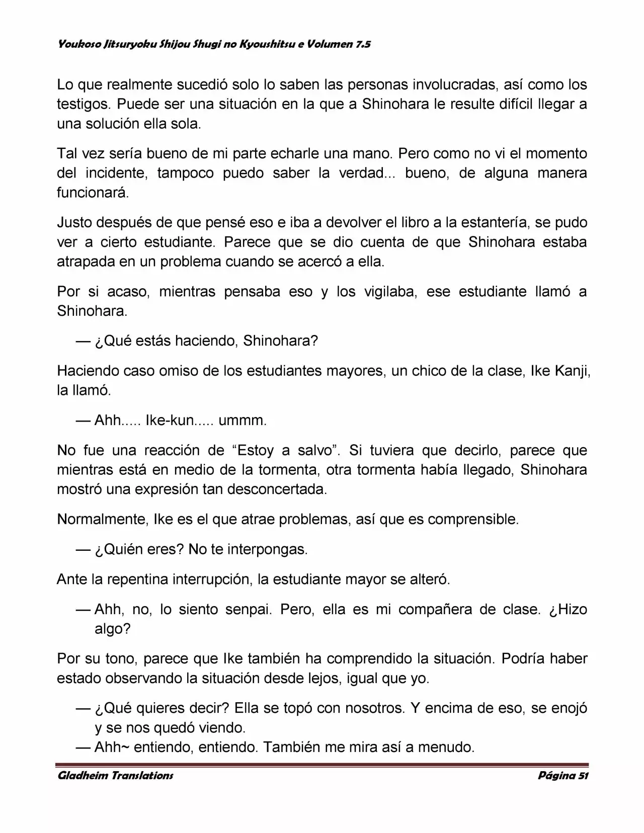 Página 51 del Manga