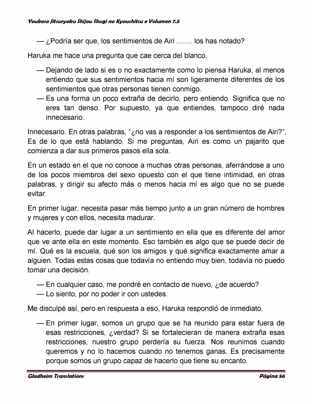 Página 56 del Manga