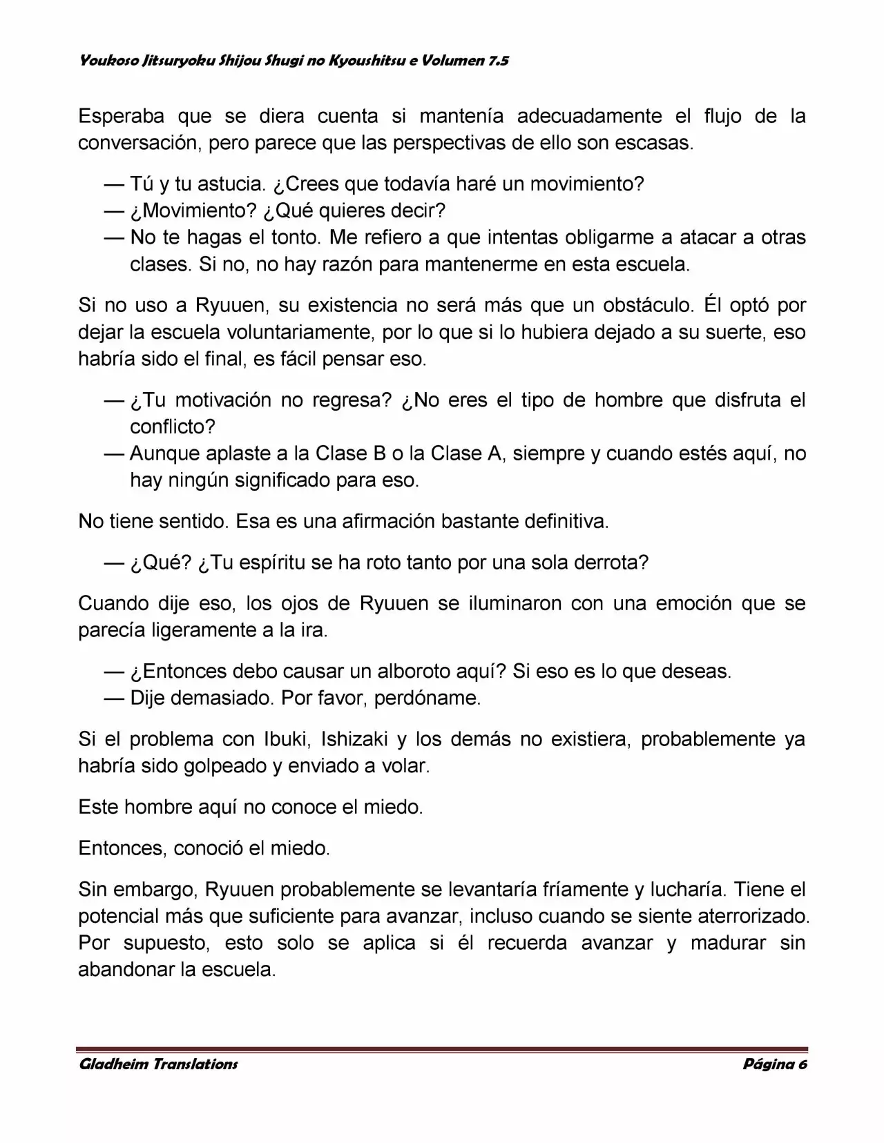 Página 6 del Manga