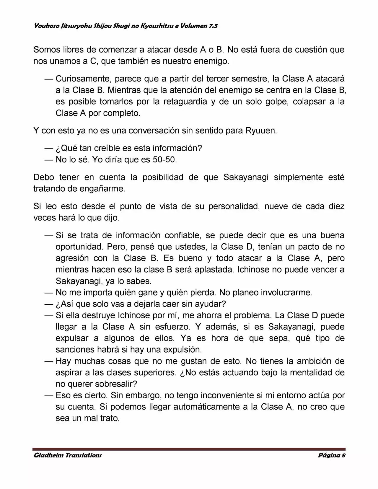 Página 8 del Manga