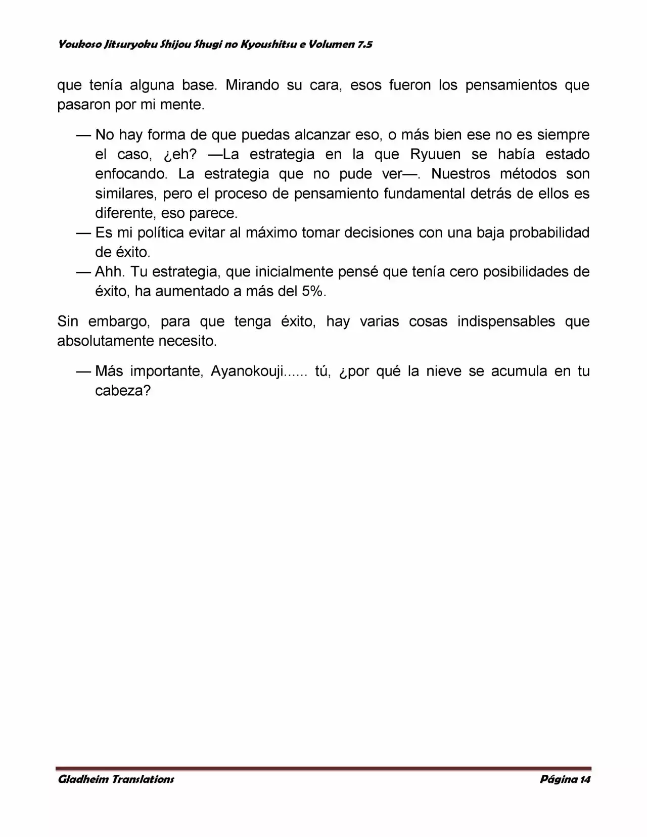 Página 14 del Manga