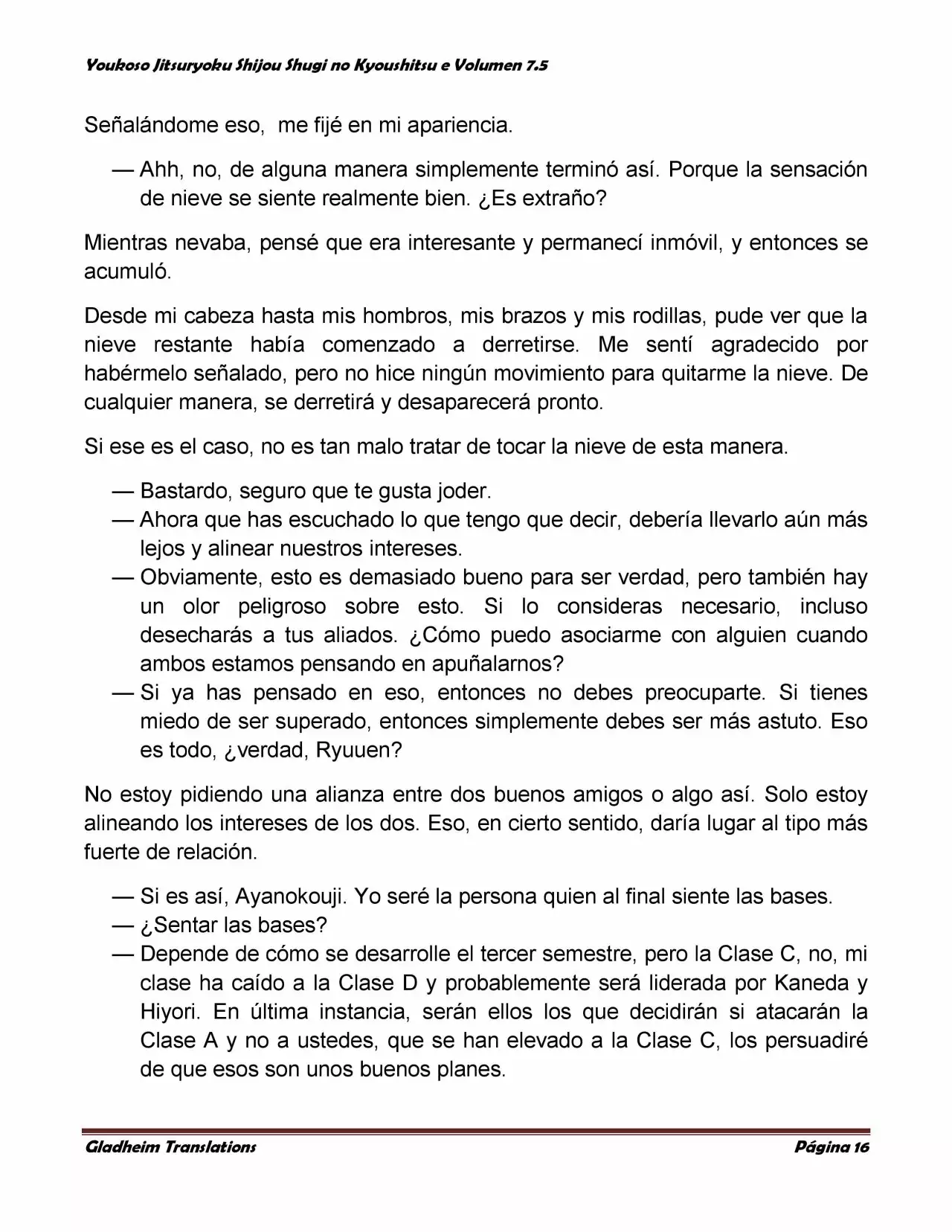 Página 16 del Manga