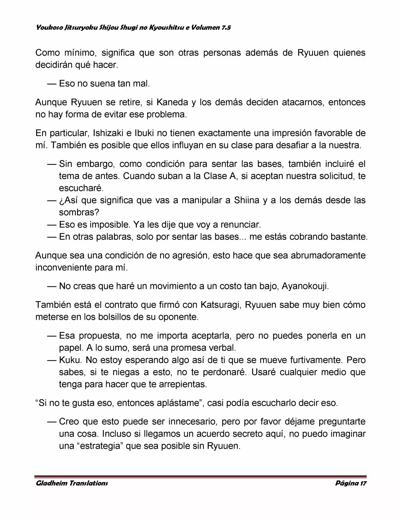 Página 17 del Manga