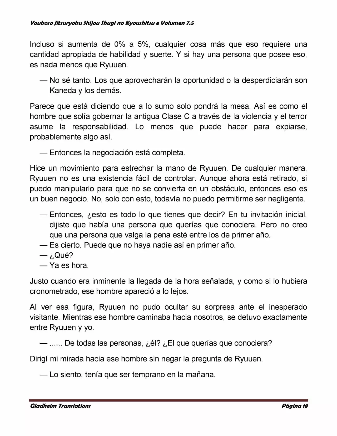 Página 18 del Manga