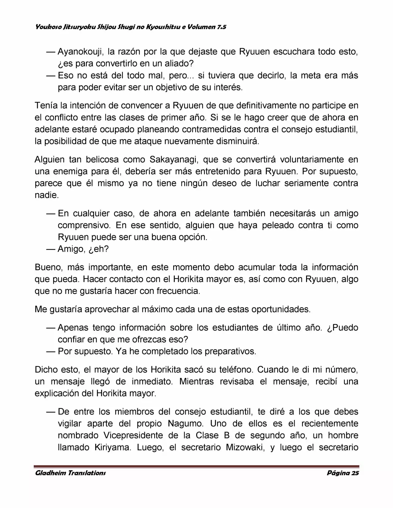 Página 25 del Manga