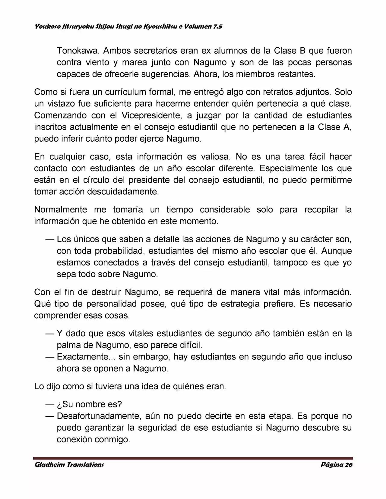 Página 26 del Manga