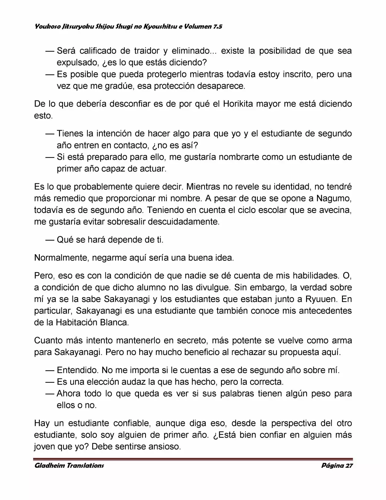 Página 27 del Manga