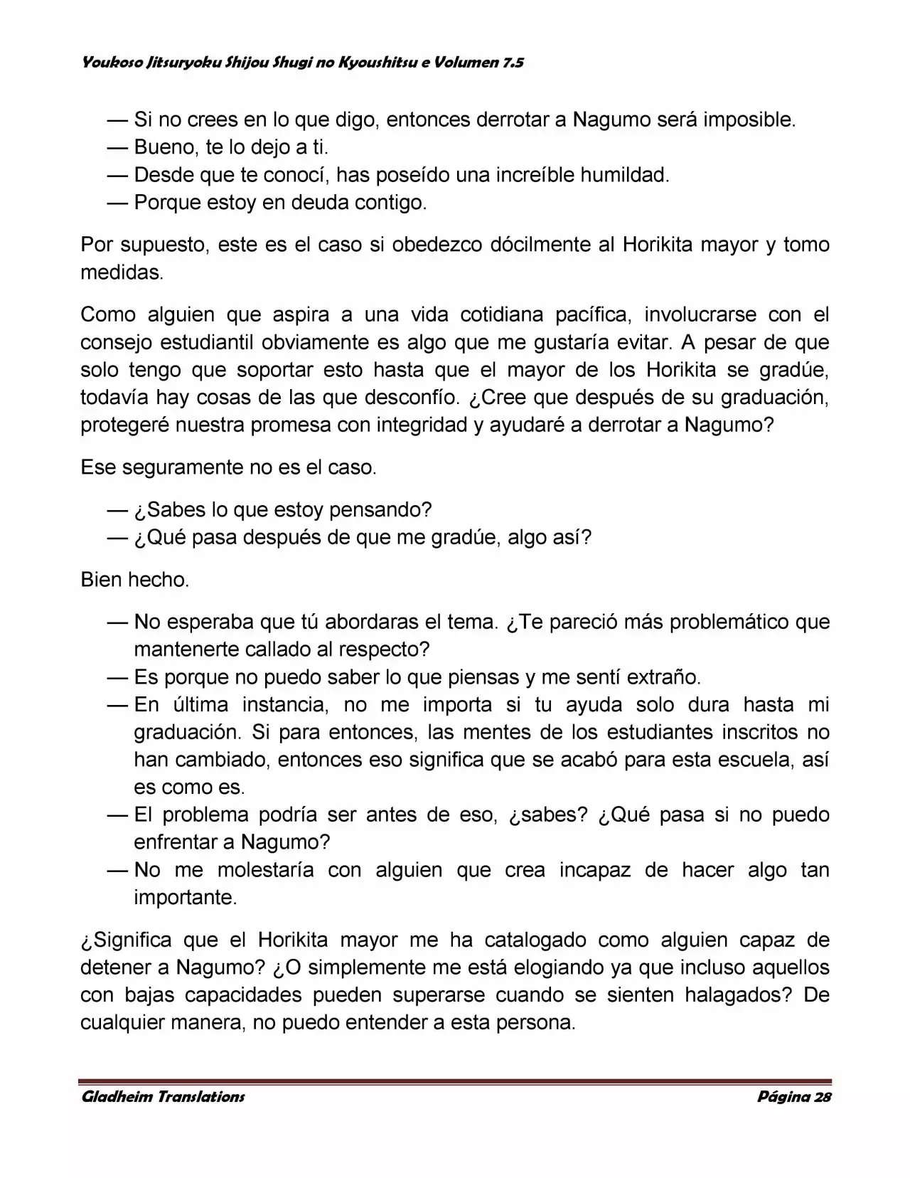 Página 28 del Manga