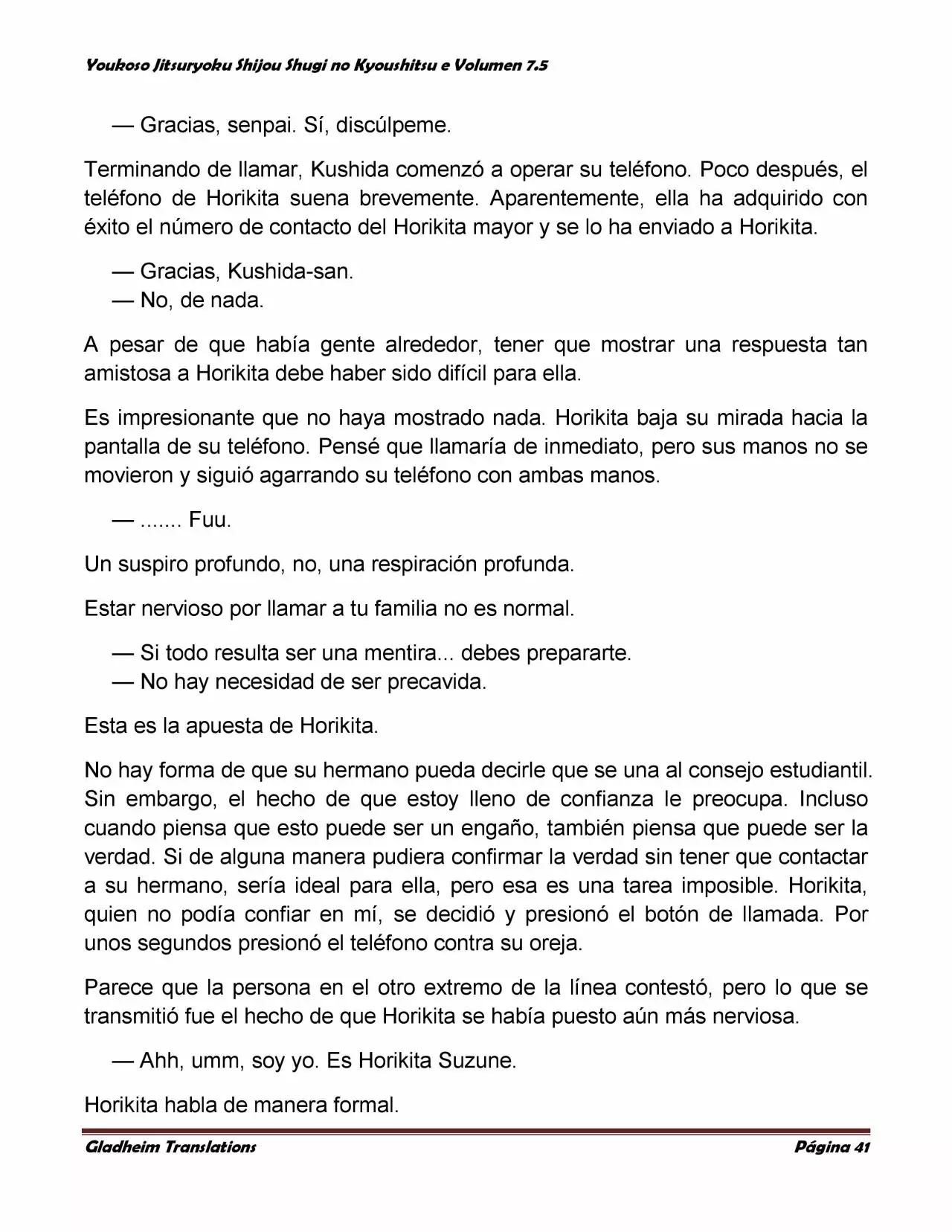 Página 41 del Manga