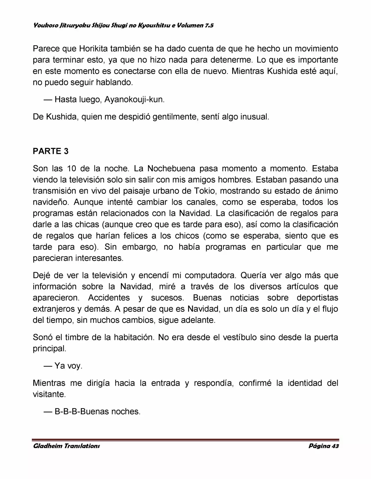 Página 43 del Manga