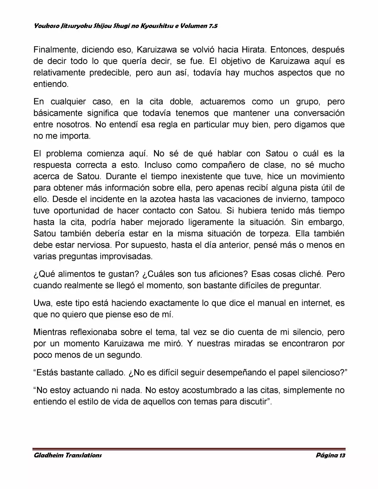 Página 13 del Manga