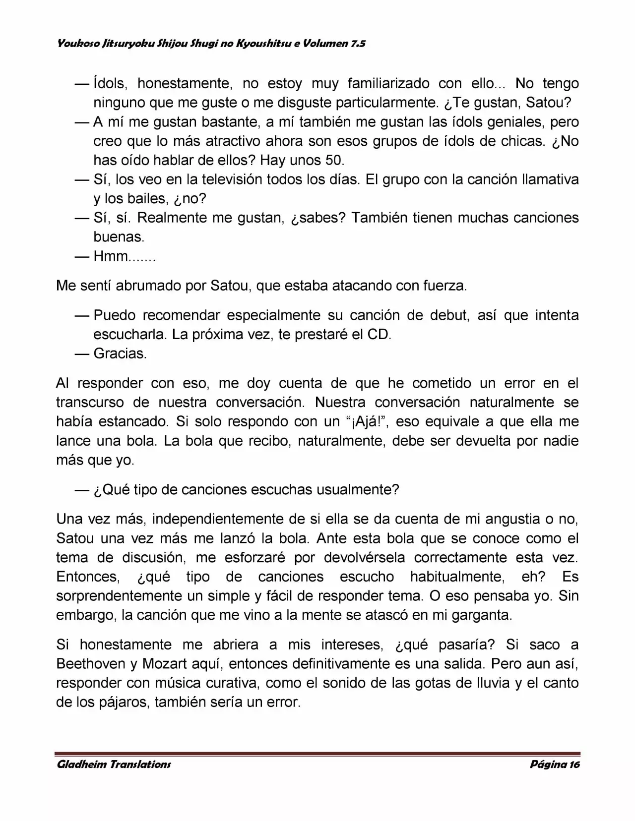 Página 16 del Manga