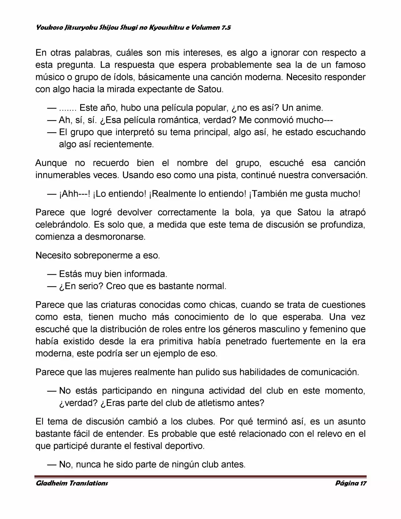 Página 17 del Manga