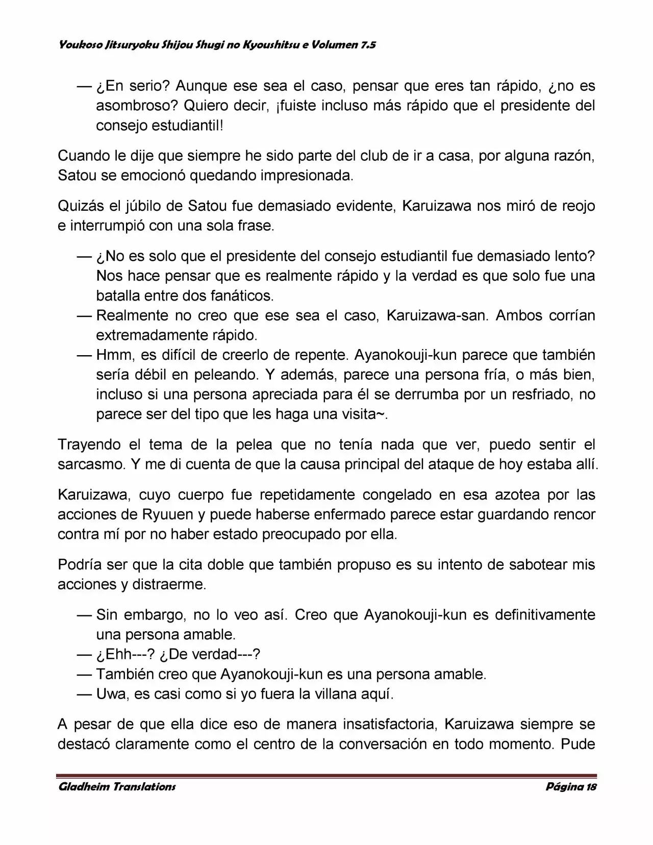 Página 18 del Manga