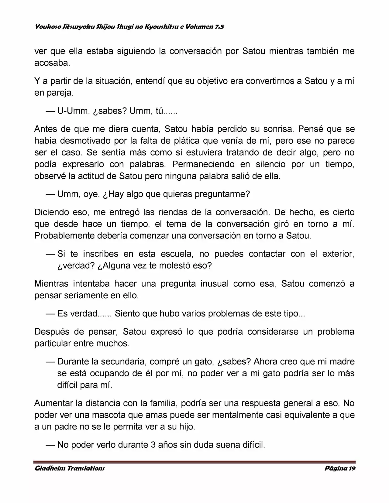 Página 19 del Manga