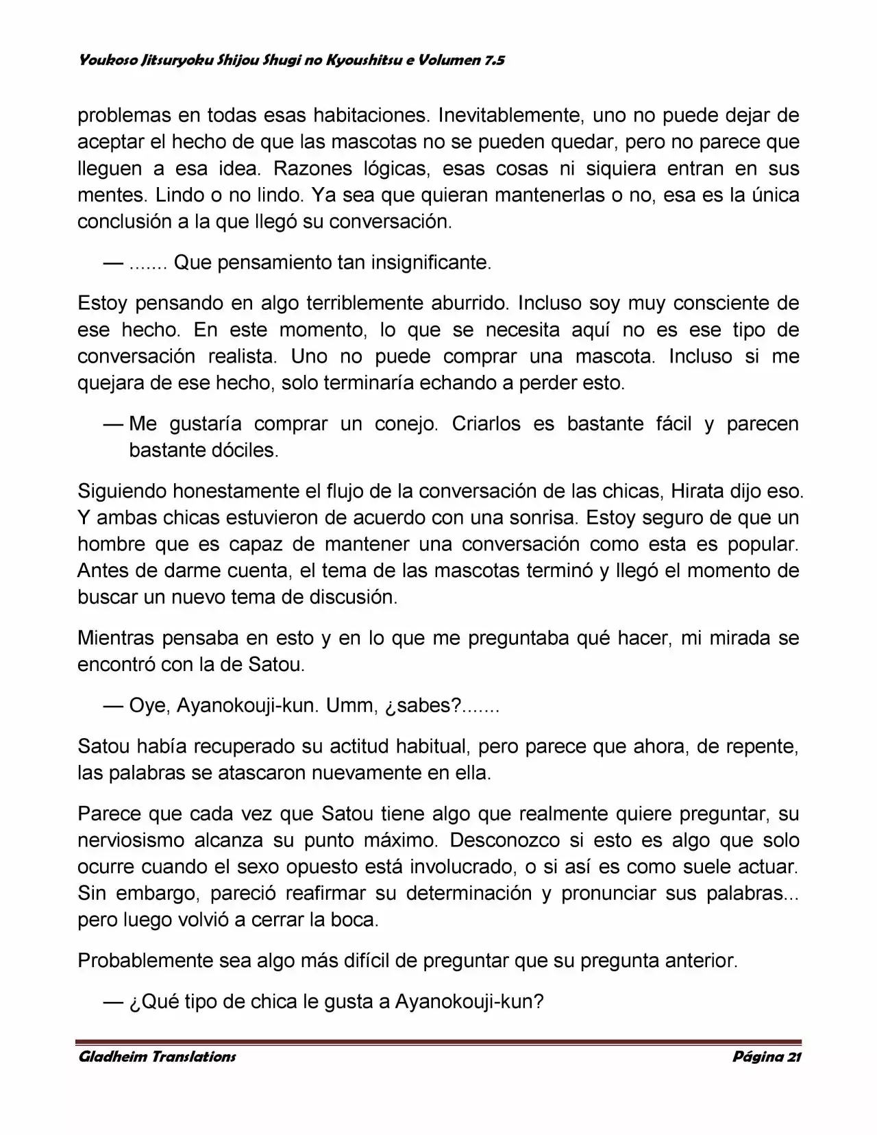 Página 21 del Manga