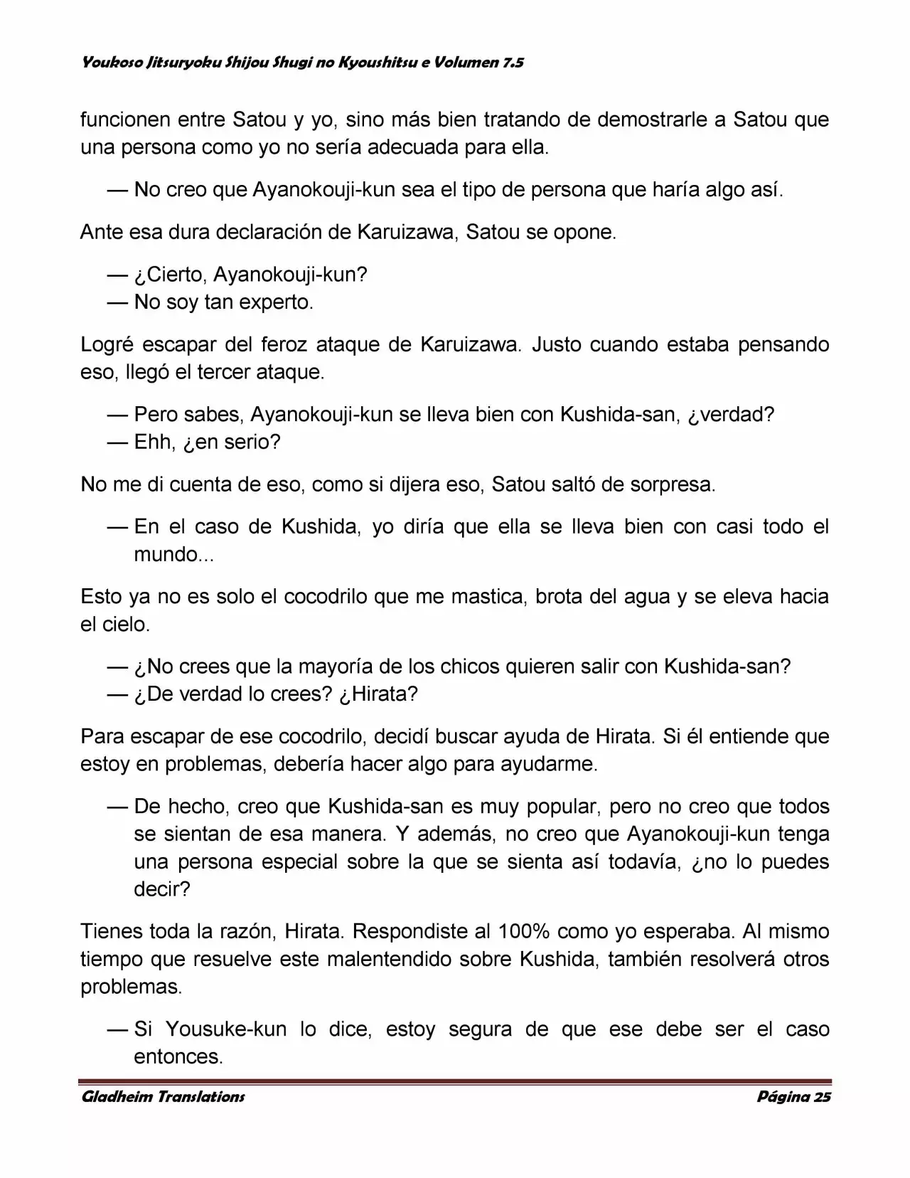 Página 25 del Manga