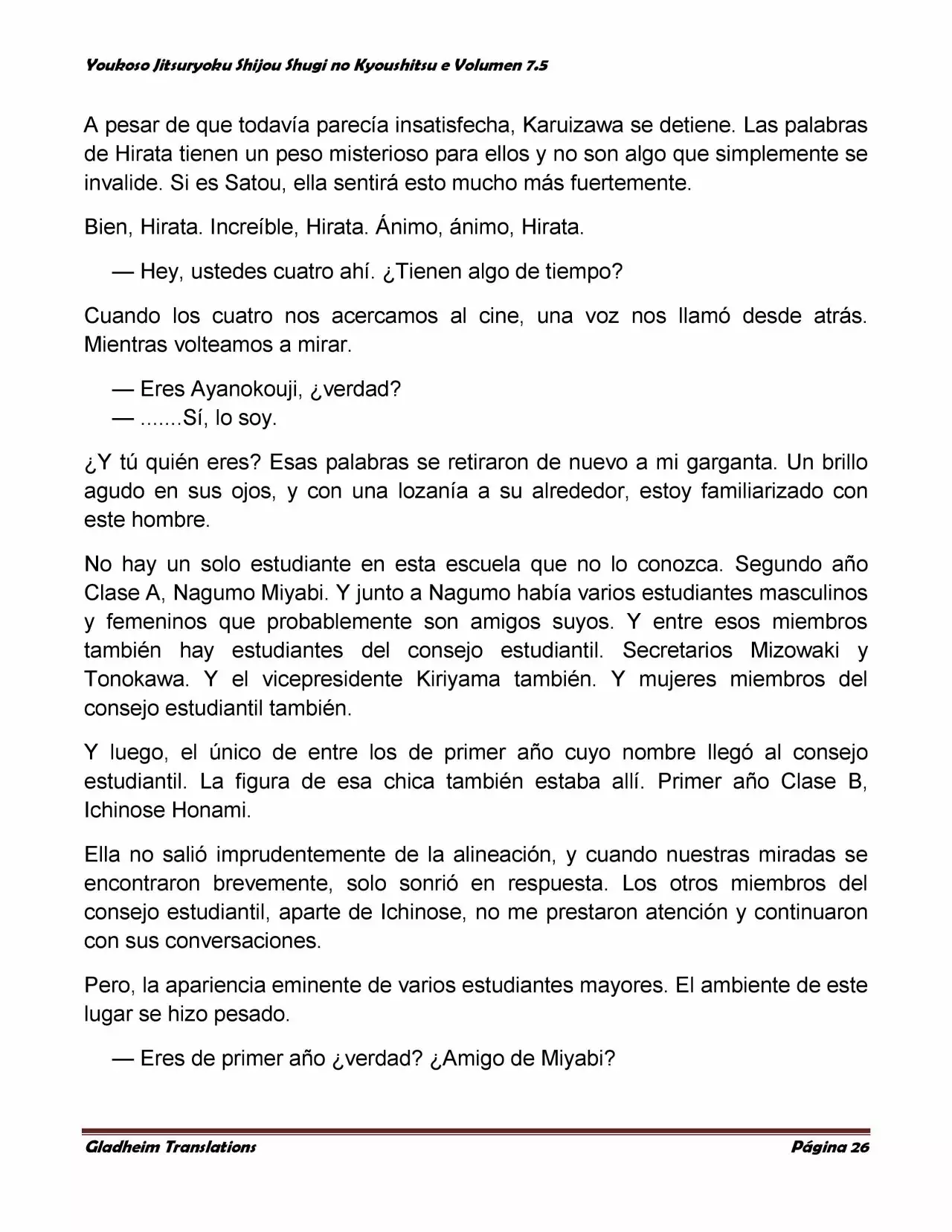 Página 26 del Manga