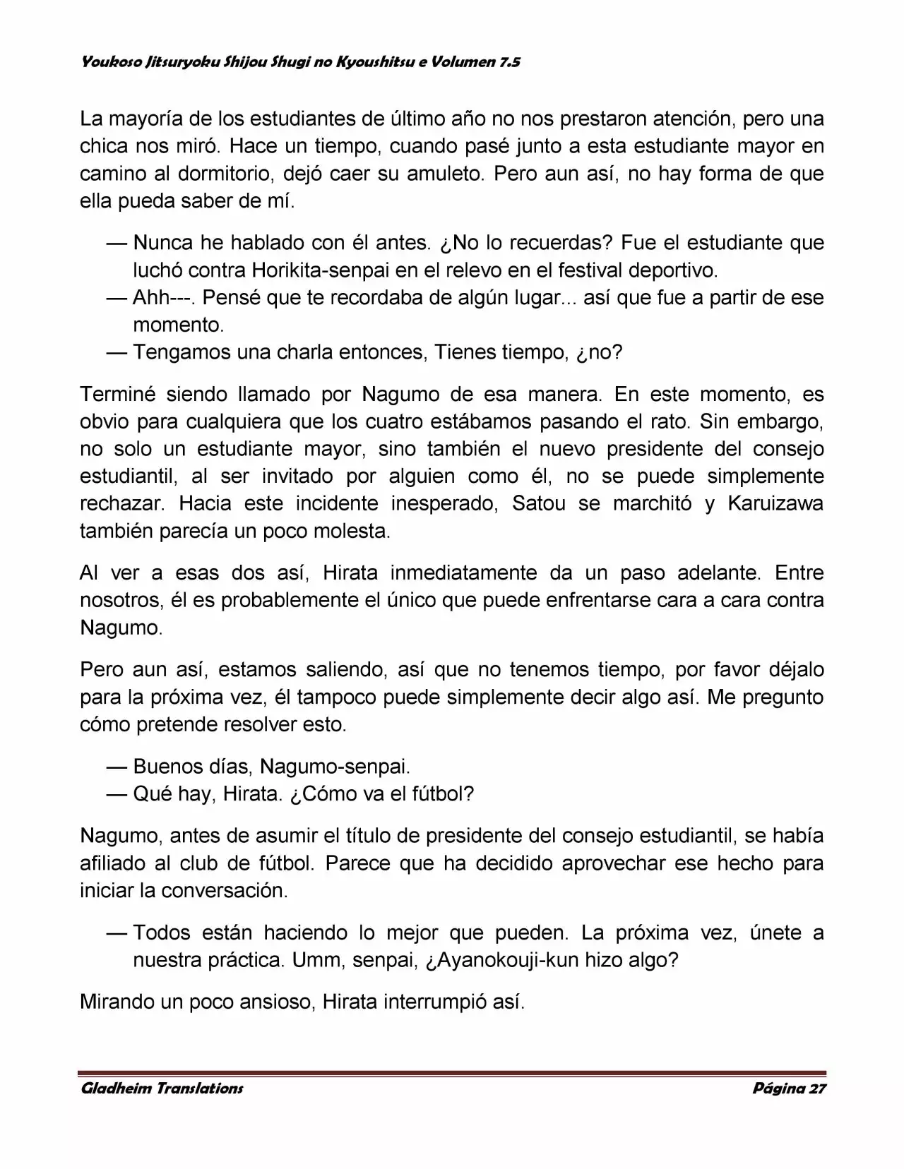 Página 27 del Manga