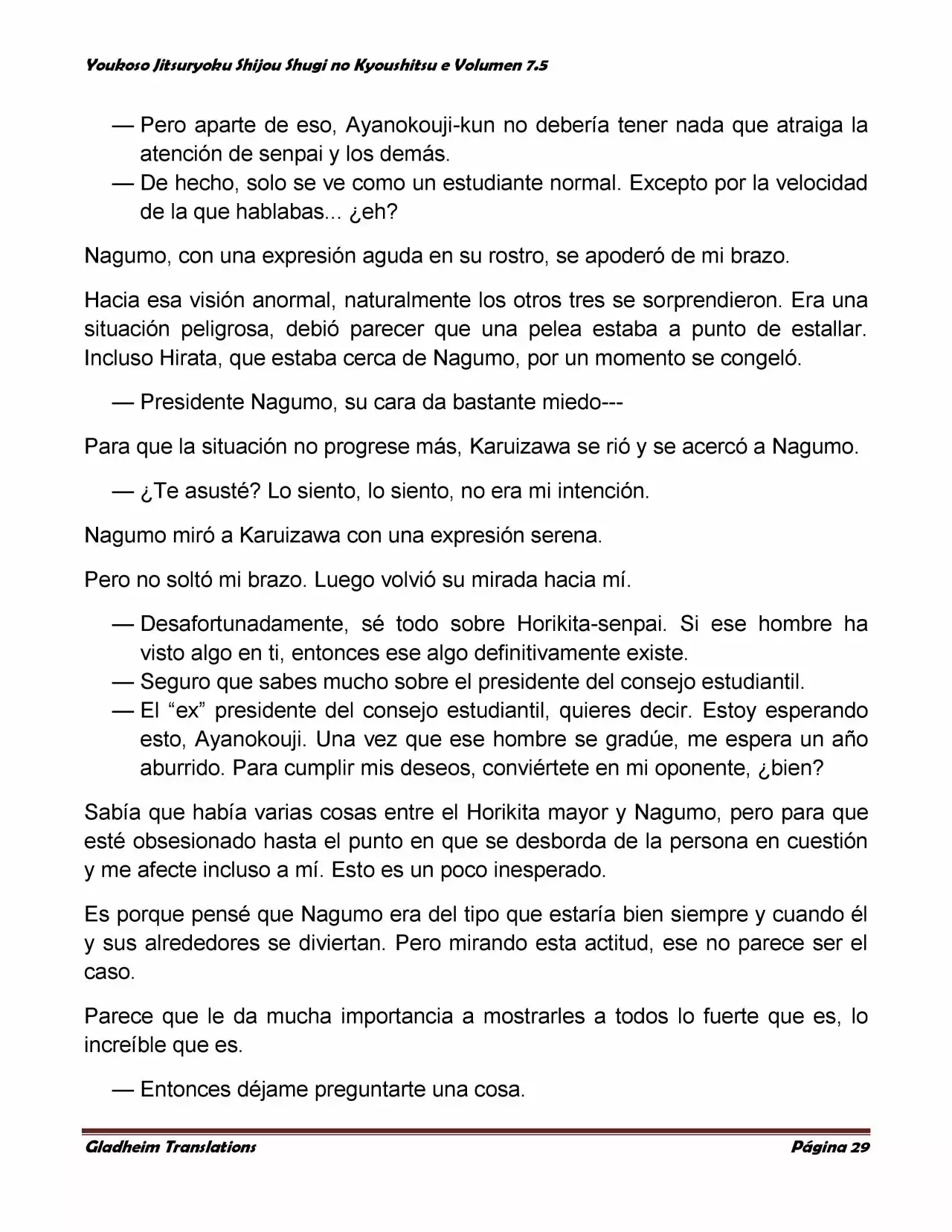 Página 29 del Manga