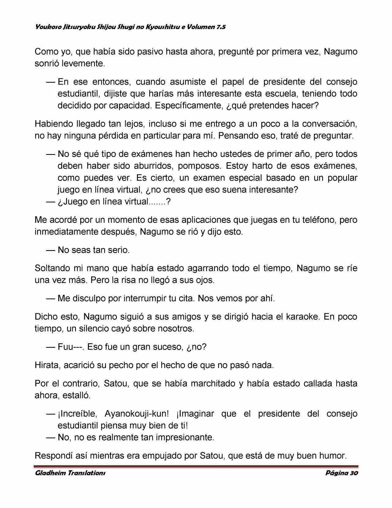 Página 30 del Manga