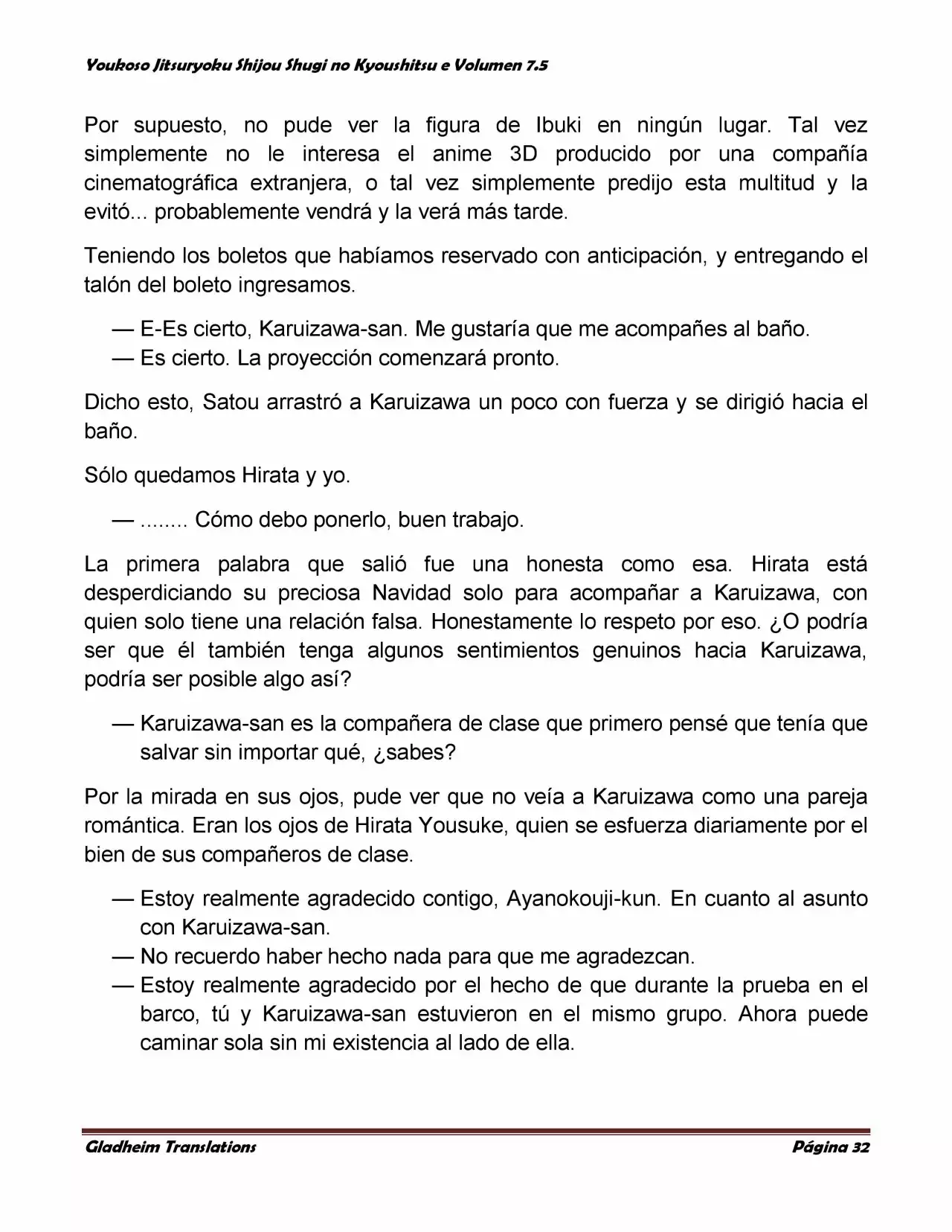 Página 32 del Manga