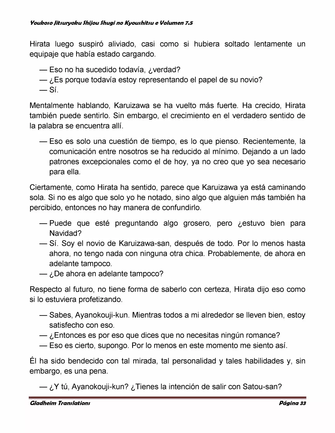 Página 33 del Manga