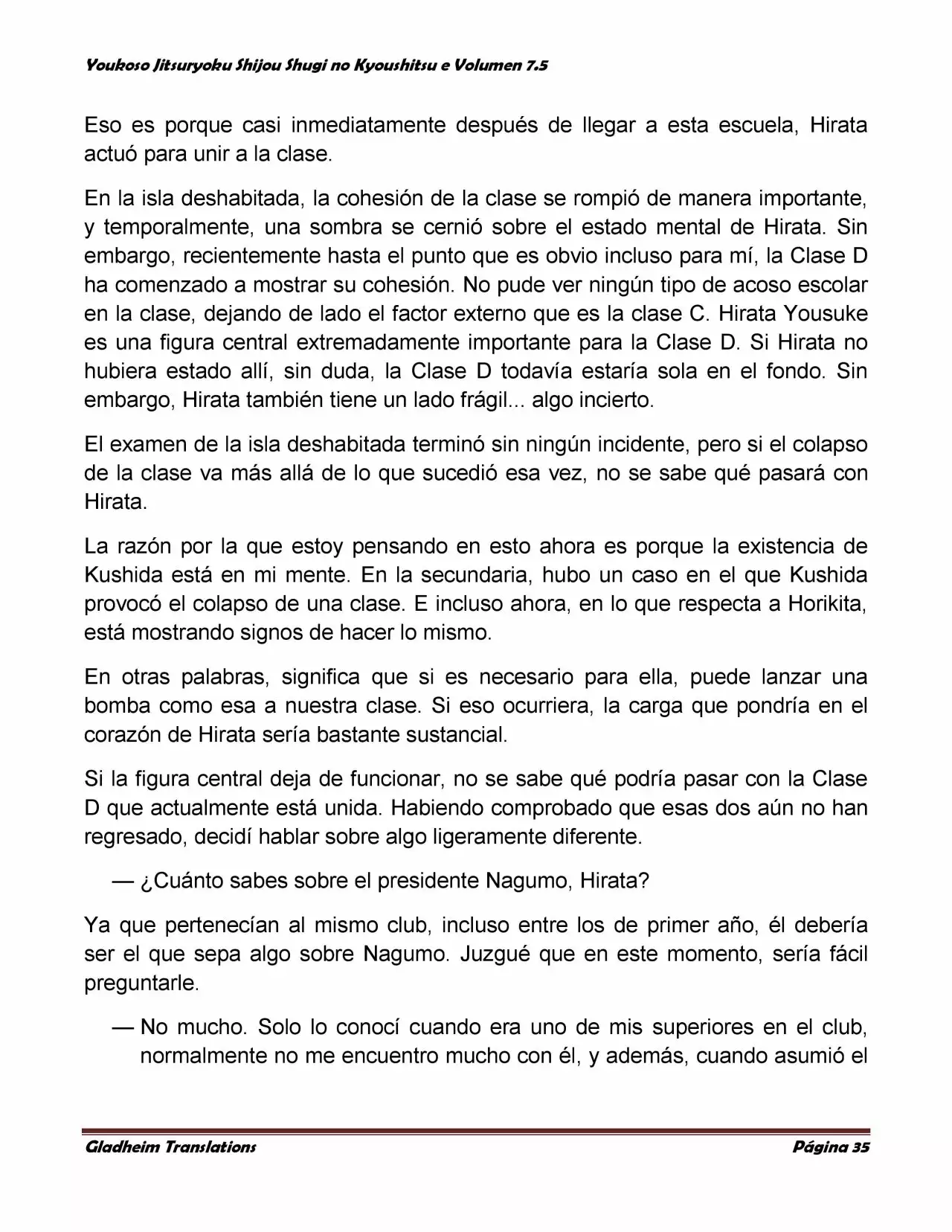 Página 35 del Manga