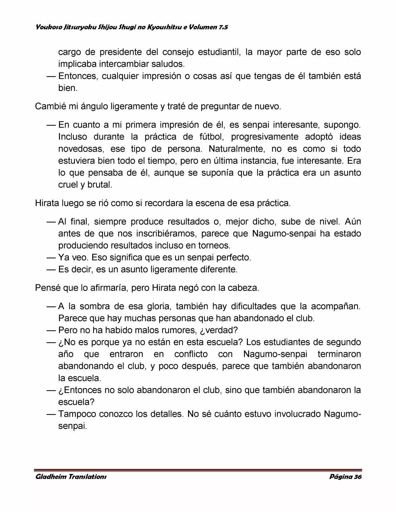 Página 36 del Manga